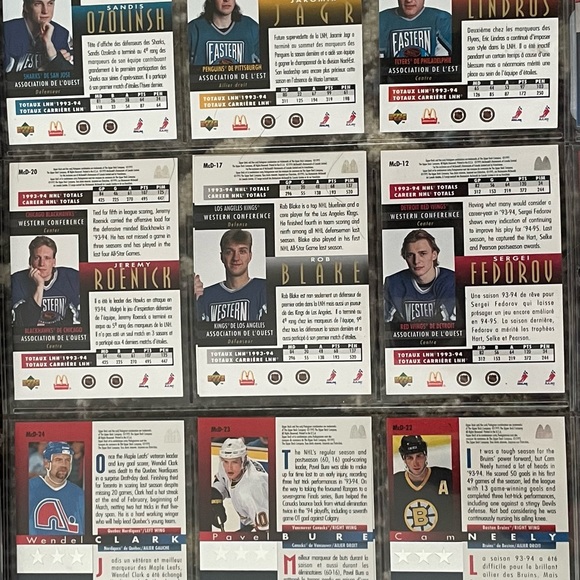 Upper Deck holographic hockey cards vintage rare collection NHL 90s nostalgia - Picture 7 of 10